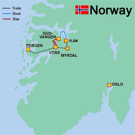 norway in a nutshell map
